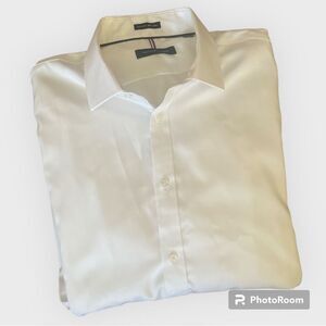 ⚡️ Tommy Hilfiger Slim Fit Buttoned Down Dress Shirt ~ Size 17 34/35 ⚡️